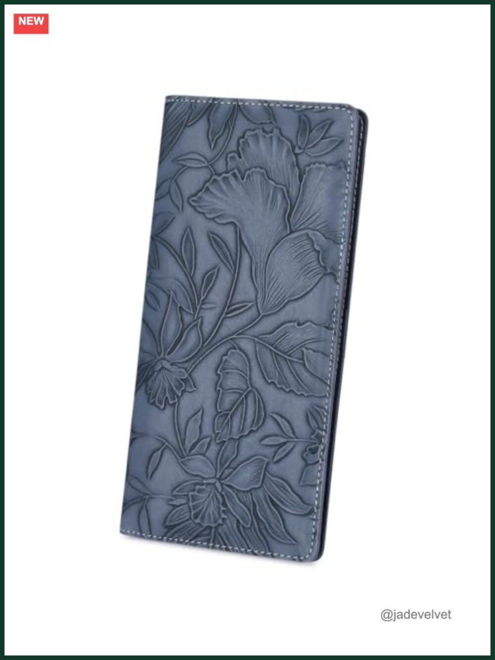 Slim Bifold Faux Leather Wallet RFID Blocking Women's Credit Card Holder